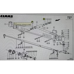 CASQUILLO COJINETE ORIGINAL CLAAS, REF. 6377140