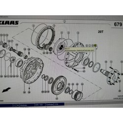 EMPAQUETADURA ORIGINAL CLAAS, REF. 02180040