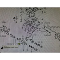PIÑON DOBLE CLAAS, REF. 6697471