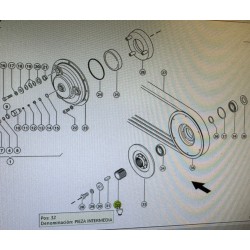 PIEZA INTERMEDIA CLAAS, REF. 6287621