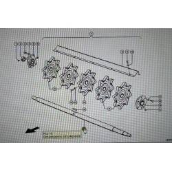 EJE LANZA PAJAS CLAAS, REF. 7356181