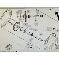 JUEGO PIÑONES JOHN DEERE, REF. AH162230
