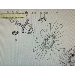 CORREA VENTILADOR CLAAS,...