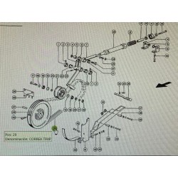 CORREA ACC. DESCARGA CLAAS,...